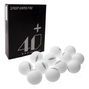 12-Pack 3-Star 40mm Ping Pong Balls, New ABS Material Table Tennis Balls by Sport Game Pro
