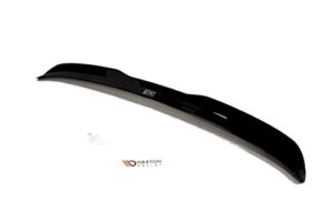 Maxton Design Spoiler Extension Wing Lip for Car Trunk Gloss Black compatible with VW Golf mk7 GTI/R