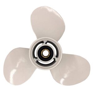 ARKDOZA 10 3/8x13 Aluminum Propeller for Yamaha Outboard Motor 25-60hp Outboard T25/F40/F50/40HP/48hp/50hp/F60