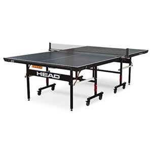 HEAD Summit USA Indoor Table Tennis Table, Competition Grade Net, 10 Minute Easy Set Up – Ping Pong Table with Playback Mode