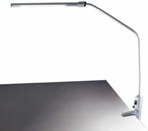 Lavish Home Contemporary Clamp LED Desk Lamp, Silver (41
