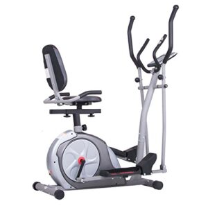 Body Rider 3-in-1 Trio-Trainer/Elliptical, Upright Stationary, and Recumbent Exercise Bike ALL IN ONE Space Saving Machine BRT3980