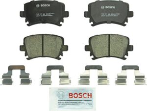 Bosch BC1108 QuietCast Premium Ceramic Disc Brake Pad Set For: Audi A3, A4, A6, Quattro, S3, TT; Volkswagen Eos, Golf, GTI, Jetta, Passat, R32, Rabbit, Tiguan, Rear