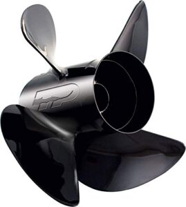 Turning Point Propellers 21431730 Hustler 4-Blade Aluminum Propeller for 40-150 HP Engines with 4.25