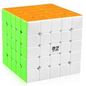 D-FantiX Qizheng S 5x5 Speed Cube Stickerless 5x5x5 Magic Cube Puzzles Toys 62mm