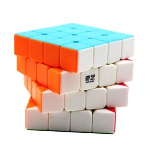 Moruska Qiyi 4x4 Speed Cube Stickerless 4x4x4 Magic Cube Puzzle Toy - Qi Qiyuan S
