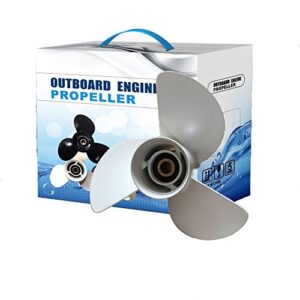 Max Motosports Aluminum Propeller fit Yamaha Outboard Engines 50-130HP 6E5-45947-00-00 13-1/2X15 Prop 13.5 X 15 Pitch
