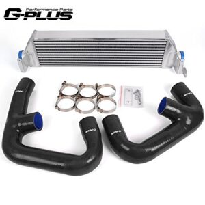 Twin Aluminum Turbo Performance Intercooler Upgrade + Intercooler Pipe Kit Replacement For Home Use VW Golf R GTI FWD MK7 2.0T 2015+